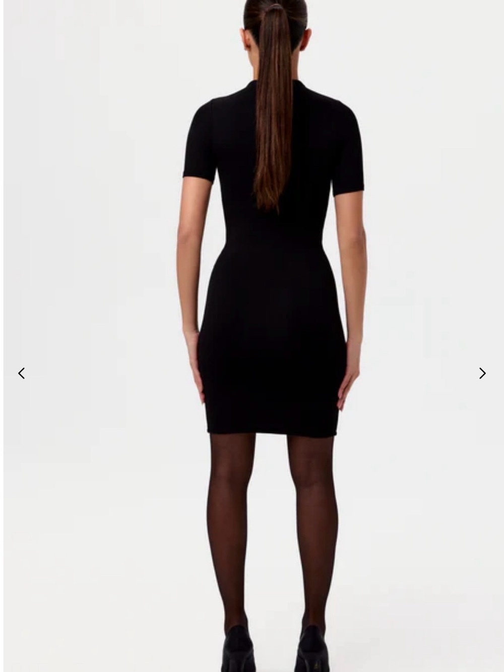 Naked Wardrobe Nw Mini T Dress Black Size Medium